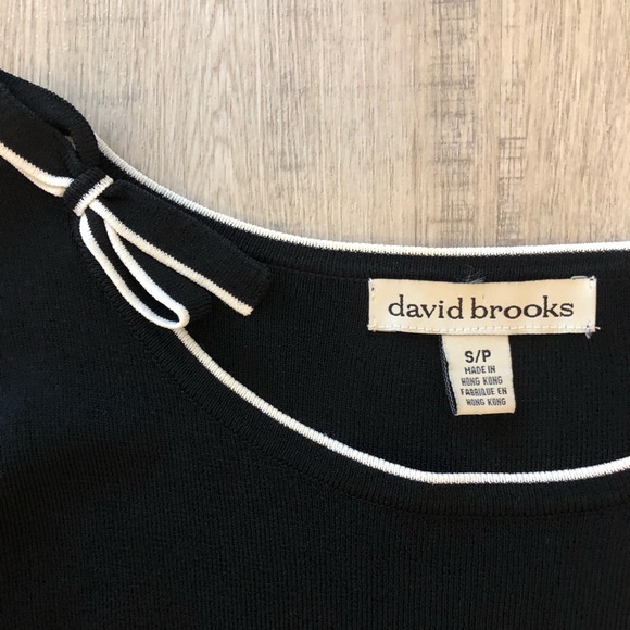 Poodle Top Black Sz S-M - Picture 3 of 6